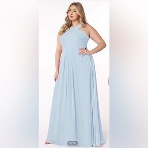 Azazie Kaleigh Bridesmaid/Prom/Event Dress -Mist - Size 20